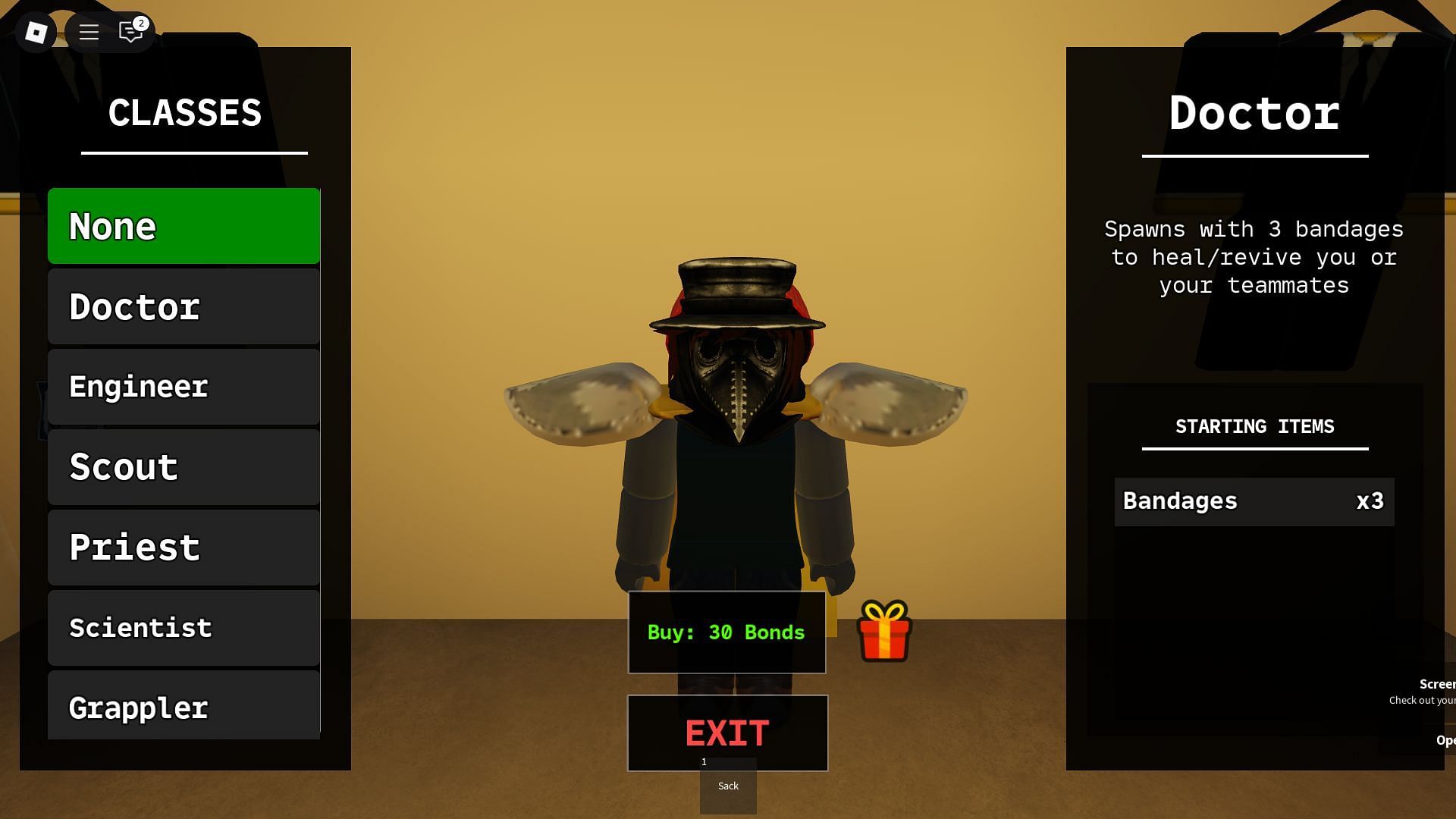The Doctor Class (Image via Roblox)